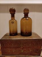 By Boo dio 2 vazen / fles met stop, Overige kleuren, Ophalen of Verzenden, Minder dan 50 cm, Glas