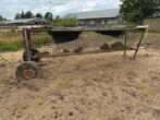 Verrijbar hooiruif 4 meter, Weidegang, 4 paarden of pony's of meer