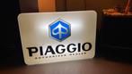 Lichtbak / reclame bord Piaggio origineel en in goede staat!, Ophalen of Verzenden, Zo goed als nieuw, Lichtbak of (neon) lamp