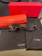 Cartier zonnebrillen, Sieraden, Tassen en Uiterlijk, Zonnebrillen en Brillen | Heren, Overige merken, Zonnebril, Zwart, Nieuw