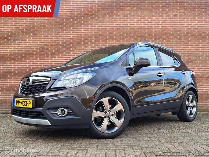 Opel Mokka 1.4 T Cosmo/LEER/NAVI/STOELVERW, Auto's, Opel, Bedrijf, Te koop, Mokka, ABS, Achteruitrijcamera, Airbags, Airconditioning