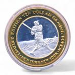 Las Vegas 10 Dollar Gaming Token Zilver New York – Babe Ruth, Postzegels en Munten, Ophalen of Verzenden, Zilver, Buitenland