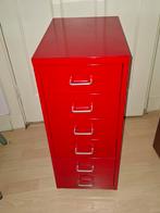 Ikea Helmer ladekast - Rood, Minder dan 50 cm, Gebruikt, Ophalen of Verzenden, Minder dan 100 cm