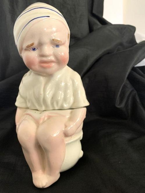 vintage porrseleinen tabakspot, Antiek en Kunst, Antiek | Keramiek en Aardewerk, Ophalen of Verzenden