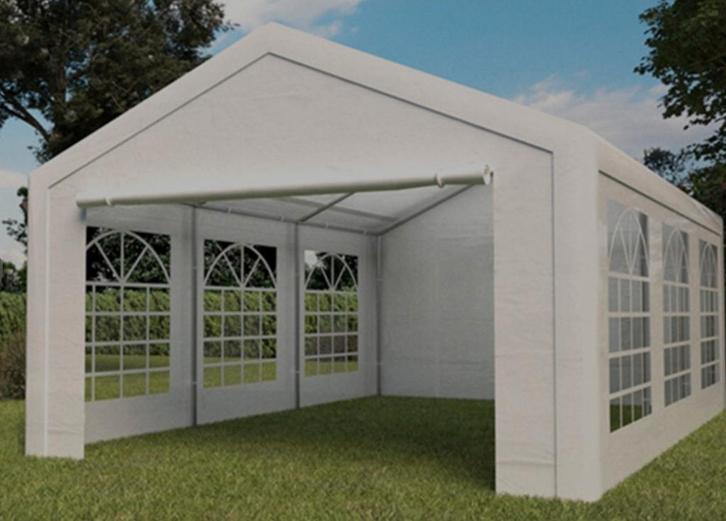Te huur: Partytent 6x4 meter incl. Zijwanden, Tuin en Terras, Partytenten, Zo goed als nieuw, 5 tot 8 meter, Ophalen