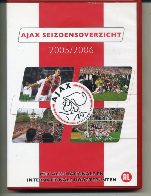 AJAX Seizoensoverzicht 2005/2006 ZGAN, Cd's en Dvd's, Dvd's | Sport en Fitness, Zo goed als nieuw, Documentaire, Voetbal, Alle leeftijden