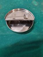 asbak rvs met klep, Ophalen of Verzenden, 'T Olde Gre-j, Info@toldegrej.nl, Endepoelstraat 20f Didam