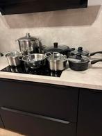 Diverse kookpannen, Huis en Inrichting, Keuken | Potten en Pannen, Ophalen, Zo goed als nieuw, Rvs, Pannenset