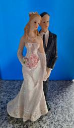 Bruidspaar Taarttopper - 15 cm - NIEUW!, Ophalen of Verzenden, Zo goed als nieuw, Versiering, Geboorte of Huwelijk