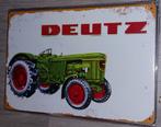 Metalen Wandbord Deutz Tractor - Nieuw 20x30cm, Ophalen of Verzenden, Nieuw, Reclamebord
