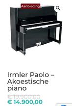 Irmler akoestische piano inclusief kruk, Ophalen, Zo goed als nieuw