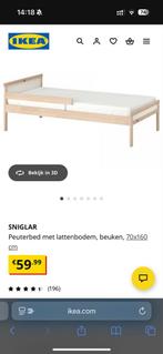 Ikea Sniglar kinderbed inclusief matras, Ophalen, Minder dan 140 cm, 70 tot 85 cm, Matras