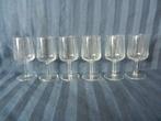 6 glazen Copier Leerdam servies Atlanta port glas h 11,7 cm1, Antiek en Kunst, Ophalen of Verzenden