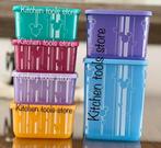 Tupperware set Disney Mickey mouse (6) cubix voorraad dozen, Ophalen of Verzenden, Nieuw, Overige typen