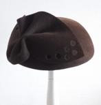 Prachtig donkerbruin dopje/ hoedje/ damesdop, Kleding | Dames, Hoeden en Petten, Ophalen of Verzenden, Nieuw