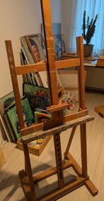 Grote houten Schildersezel, Hobby en Vrije tijd, Schilderen, Ophalen, Gebruikt, Ezel