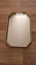 Rechthoekige spiegel dienblad, Antiek en Kunst, Ophalen of Verzenden, Rechthoekig, Minder dan 50 cm