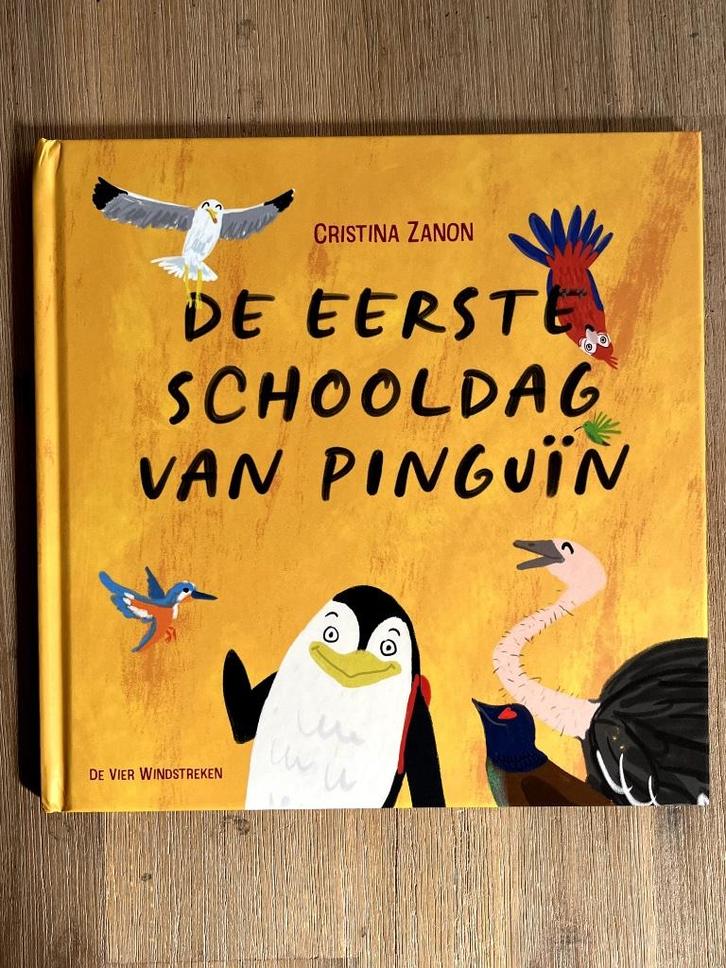 Prentenboek: De eerste schooldag van Pinguïn (nieuw), Boeken, Kinderboeken | Kleuters, Nieuw, Fictie algemeen, 5 of 6 jaar, Jongen of Meisje