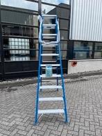Premium Dubbele Trap 10 Treden, Trap, Nieuw, Ophalen of Verzenden, Opvouwbaar of Inschuifbaar