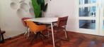 BoConcept Kingston uitschuifbare eetkamertafel wit, Ophalen, Overige materialen, 50 tot 100 cm, Zo goed als nieuw
