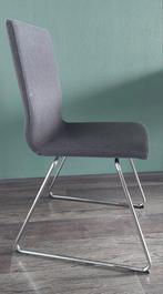 Donkergrijze eetkamerstoelen van Ikea, 4 stuks, Huis en Inrichting, Stoelen, Ophalen, Gebruikt, Grijs, Vier