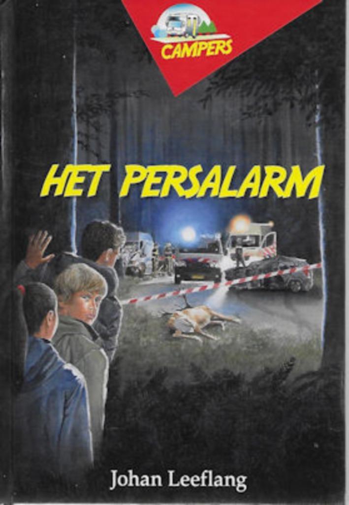 Johan Leeflang: Het persalarm, Boeken, Kinderboeken | Jeugd | 10 tot 12 jaar, Zo goed als nieuw, Ophalen of Verzenden