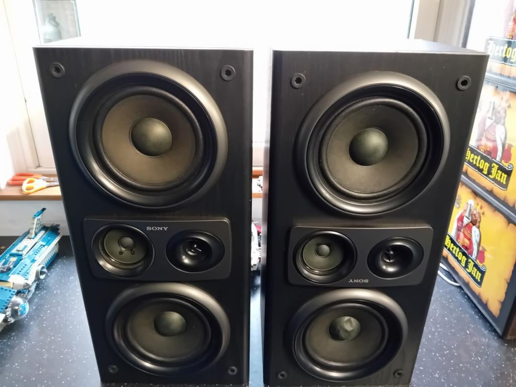 Sony ss a609 luidsprekers, Ophalen, Gebruikt, Front, Rear of Stereo speakers, Sony