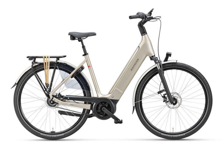 BATAVUS Finez E-Go Power Exclusiv Lageinstap Champagne Goud, Fietsen en Brommers, Elektrische fietsen, Nieuw, Batavus, 51 tot 55 cm