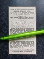 Bidprentje Helenaveen Deurne Francis vd Hurk 1881 1960, Ophalen, Bidprentje