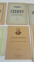 Partij antieke en oude bladmuziek, Czerny, Bach en meer. 5A9, Muziek en Instrumenten, Gebruikt, Klassiek, Ophalen of Verzenden