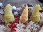 Dienblad met kerst gnome kaarsen, Ophalen of Verzenden, Nieuw, Rond, Hout