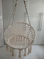 Beige hangstoel, Tuin en Terras, Ophalen, Zo goed als nieuw, Eenpersoons, Inklapbaar