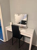 Bureau met spiegel en stoel, Huis en Inrichting, Ophalen, Zo goed als nieuw, Bureau