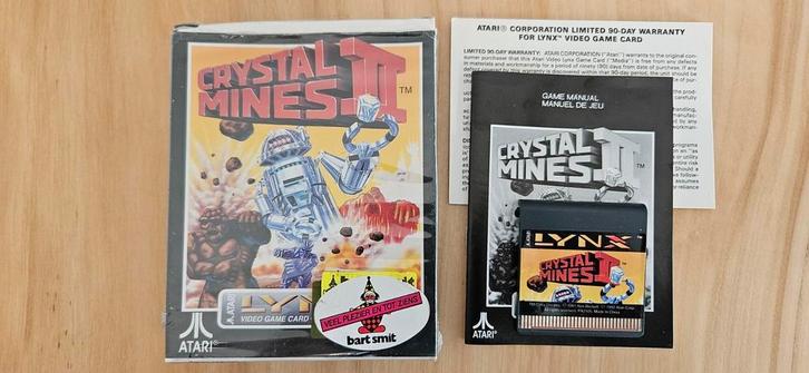 Crystal mines 2 voor Atari Lynx, Spelcomputers en Games, Games | Atari, Gebruikt, Atari Lynx, Puzzel en Educatief, 1 speler, Ophalen of Verzenden