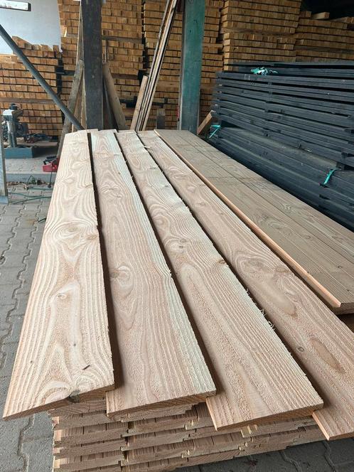 Douglas potdekselplank zweeds rabat blank 2.7x19x300/400 cm, Tuin en Terras, Schuttingen, Nieuw, Minder dan 3 meter, Ophalen