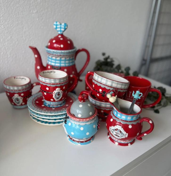 Studio Koekepeer Theeservies - Nieuw!, Huis en Inrichting, Keuken | Servies, Nieuw, Compleet servies, Overige stijlen, Keramiek