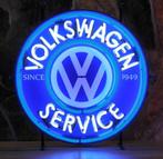 VW service neon garage showroom licht reclame Volkswagen, Ophalen, Zo goed als nieuw, Lichtbak of (neon) lamp
