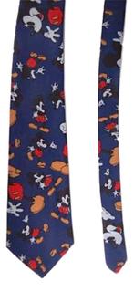 NIEUWE zijden MICKEY MOUSE stropdas, Nieuw, Mickey Mouse, Met patroon, Blauw