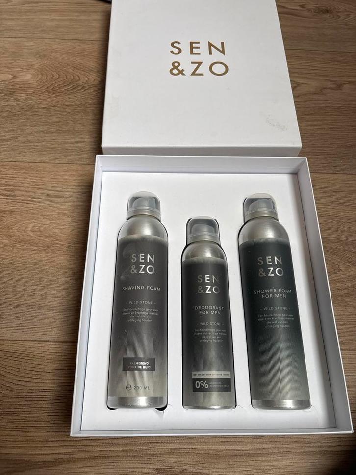 Sen&Zo Wild Stone Set - Nieuw!, Sieraden, Tassen en Uiterlijk, Uiterlijk | Lichaamsverzorging, Nieuw, Bad & Douche, Ophalen