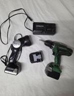 Hitachi koki accu schroef boormachine zaklamp type DS14 DJL, Doe-het-zelf en Verbouw, Gereedschap | Boormachines, Gebruikt, Variabele snelheid