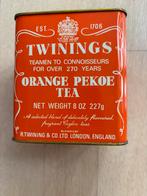 Blikje twinings orange pekoe tea, Verzenden, Zo goed als nieuw, Thee, Overige merken