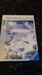 puzzel 1500 st. winterlandschap, Hobby en Vrije tijd, Denksport en Puzzels, Ophalen of Verzenden, Gebruikt
