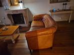 Bankje 2 persoons Chesterfield, Schapenleer, Huis en Inrichting, Ophalen, Gebruikt, 150 tot 200 cm, Chesterfield Engelse stijl
