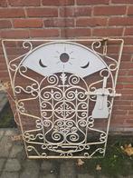 Tuinhek 88x126cm met sierlijk design, Tuin en Terras, Ophalen of Verzenden, Gebruikt, IJzer, Tuinhek