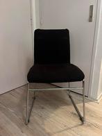 4 eetkamerstoelen, Ophalen, Gebruikt, Zwart, Vier