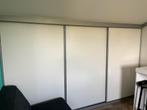 3zware schuifdeuren/panelen,98x168cm hoog incl wieltjes,, Ophalen, Gebruikt