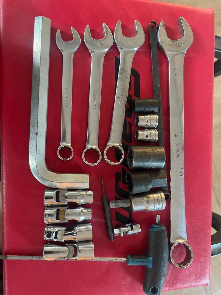 Partij snap-on gereedschap 20 stuks voor 100 euro, Auto diversen, Autogereedschap, Gebruikt, Ophalen of Verzenden