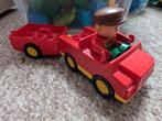 Auto met aanhanger duplo, Kinderen en Baby's, Speelgoed | Duplo en Lego, Ophalen of Verzenden, Zo goed als nieuw, Duplo