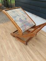 retro voetenbankje vintage haardbankje, Minder dan 50 cm, Minder dan 50 cm, Ophalen of Verzenden, Zo goed als nieuw