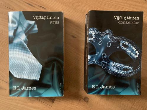 Vijftig tinten grijs en Vijftig tinten donkerder E.L. James, Boeken, Romans, Gelezen, Amerika, Ophalen of Verzenden